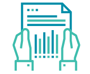 icon of hands holding sheet of paper